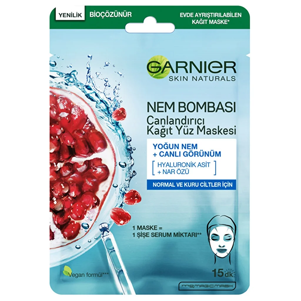 Hydratez & Revitalisez : Masque Visage Garnier Moisture Bomb 2