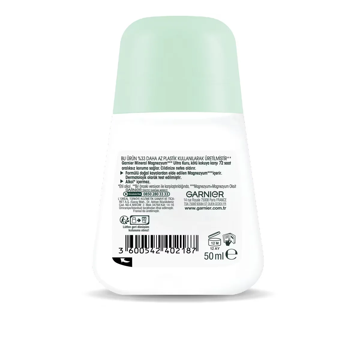 Restez Ultra Sec & Frais avec Garnier Mineral Magnésium Roll 5