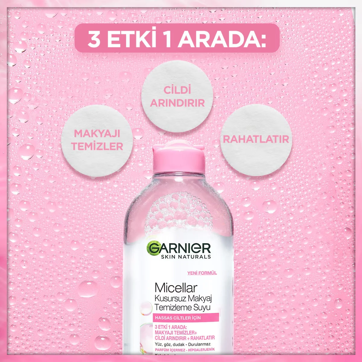 Démaquillez et Purifiez : Eau Micellaire Garnier 200 ml 5