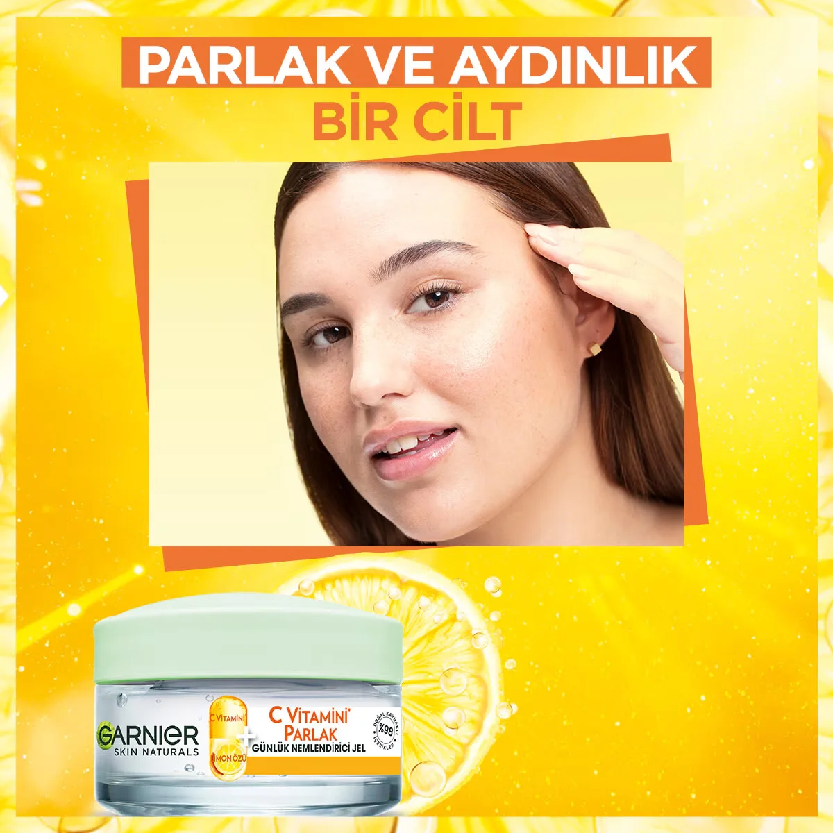 Révélez l'éclat : Gel Hydratant Vitamine C Garnier 50 ml 3