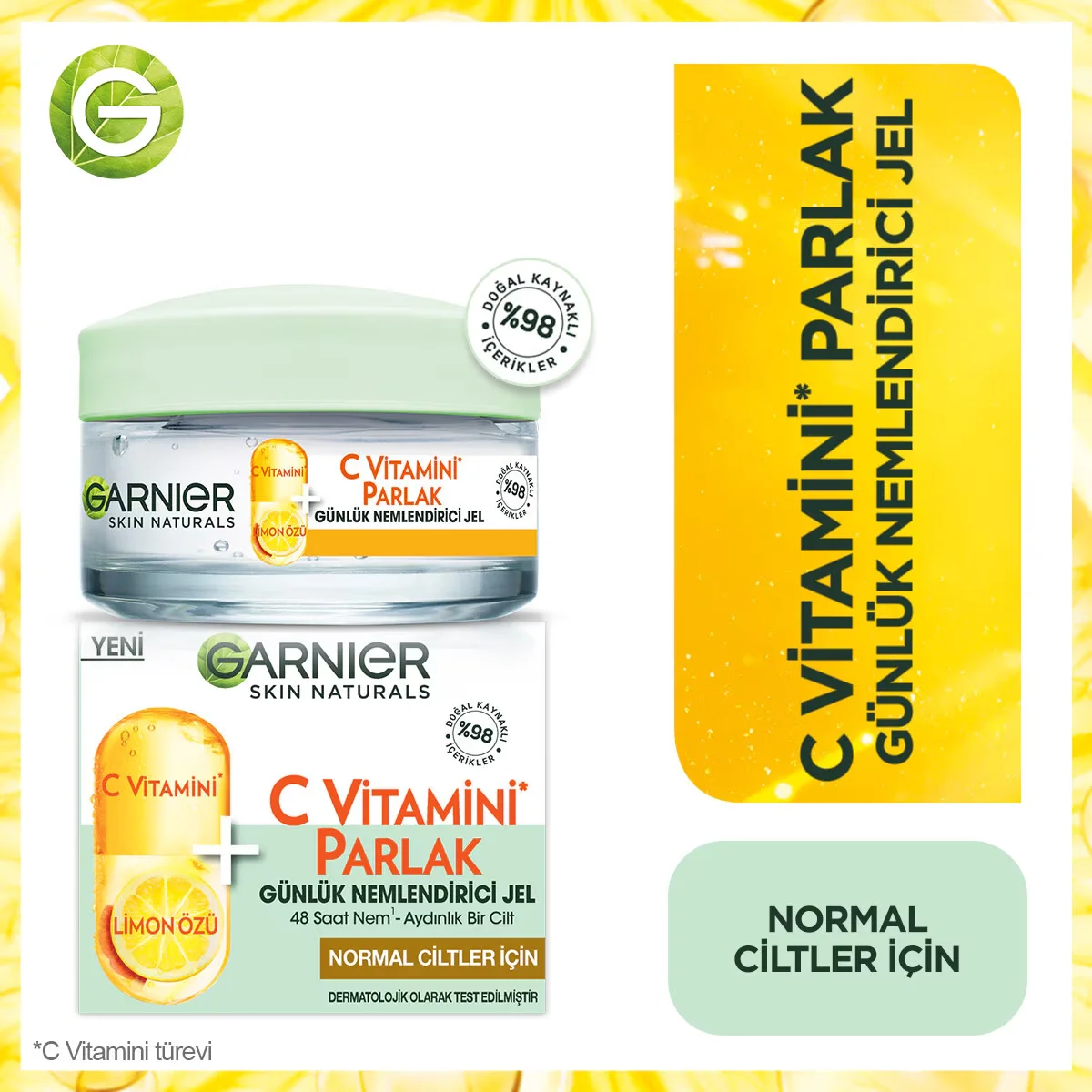Révélez l'éclat : Gel Hydratant Vitamine C Garnier 50 ml 6