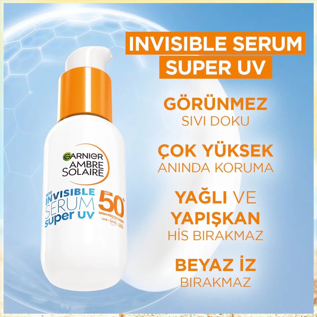 Protégez votre peau : Sérum Solaire Invisible Garnier SPF 50 2