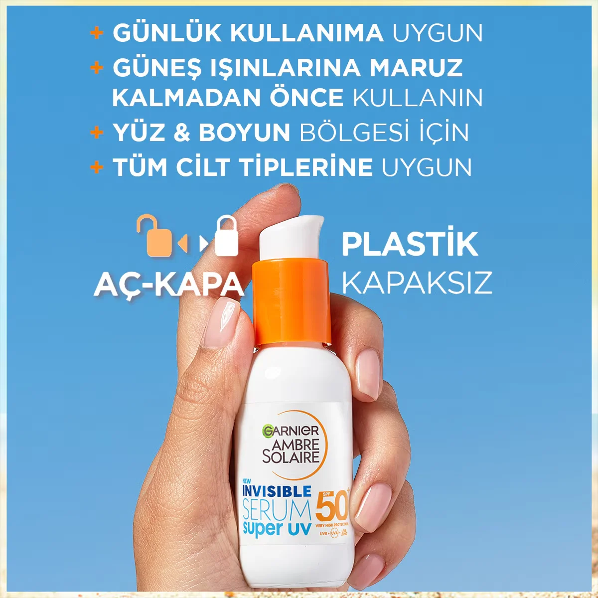 Protégez votre peau : Sérum Solaire Invisible Garnier SPF 50 5