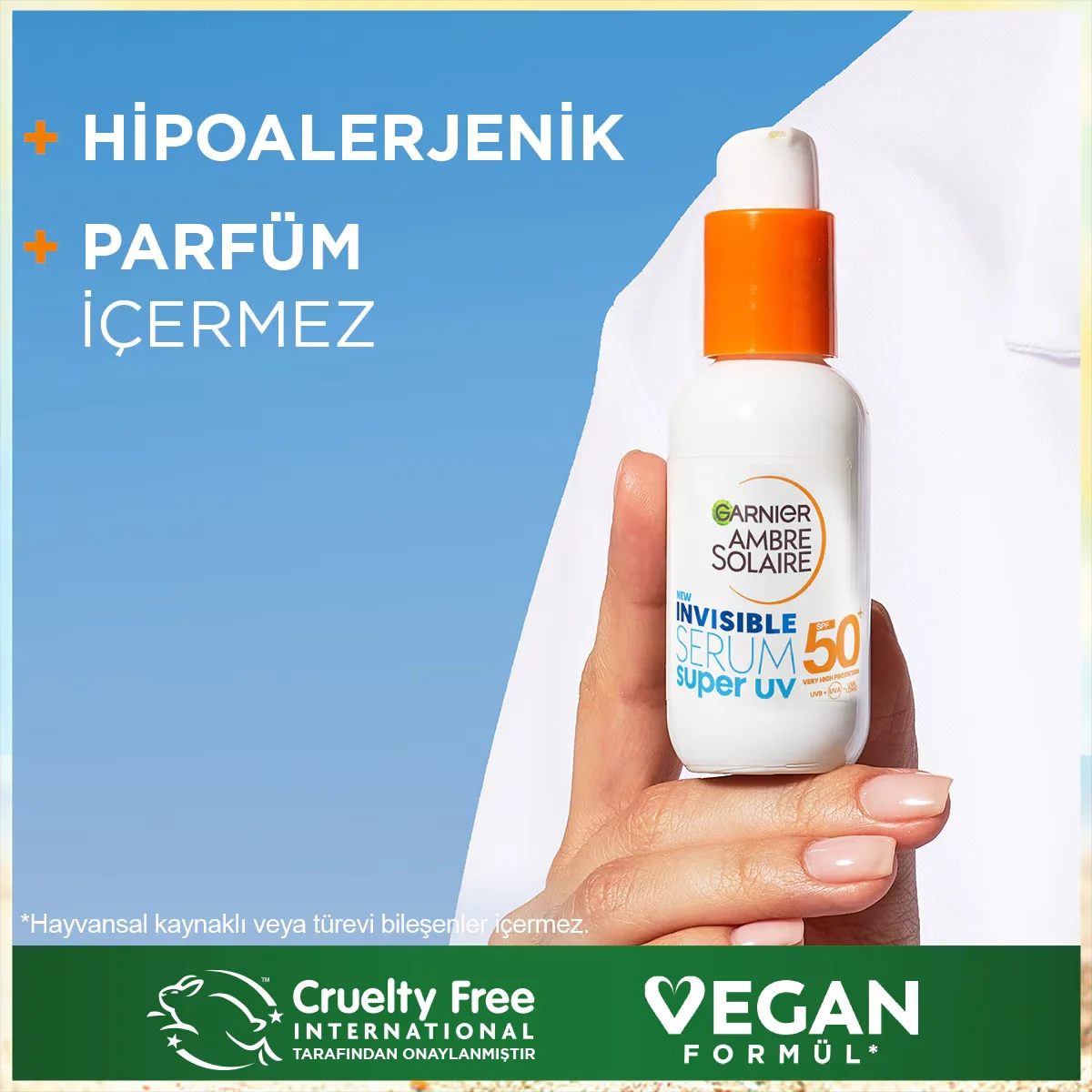 Protégez votre peau : Sérum Solaire Invisible Garnier SPF 50 6