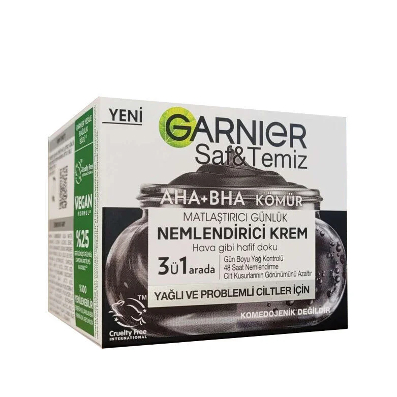 Obtenez une peau matifiée et purifiée avec Garnier Pure and 2