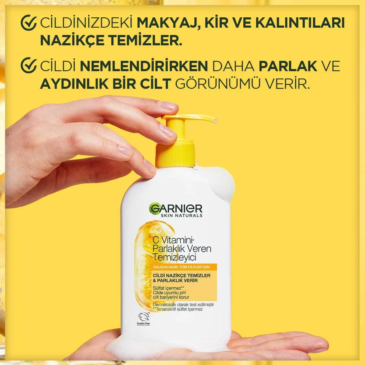 Révélez l'Éclat: Nettoyant Vitamine C Garnier pour Peau Lumi 2