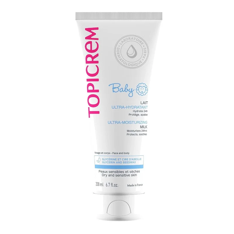 Hydratez 48h la peau délicate avec Topicrem Lait Ultra-Hydra 2
