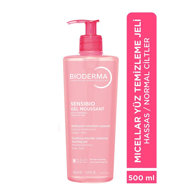 Apaisez & Hydratez : Gel Nettoyant Moussant Bioderma Sensibi 4