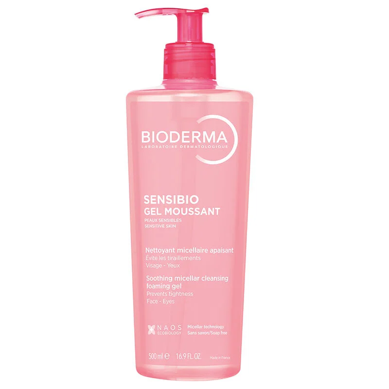 Apaisez & Hydratez : Gel Nettoyant Moussant Bioderma Sensibi 3