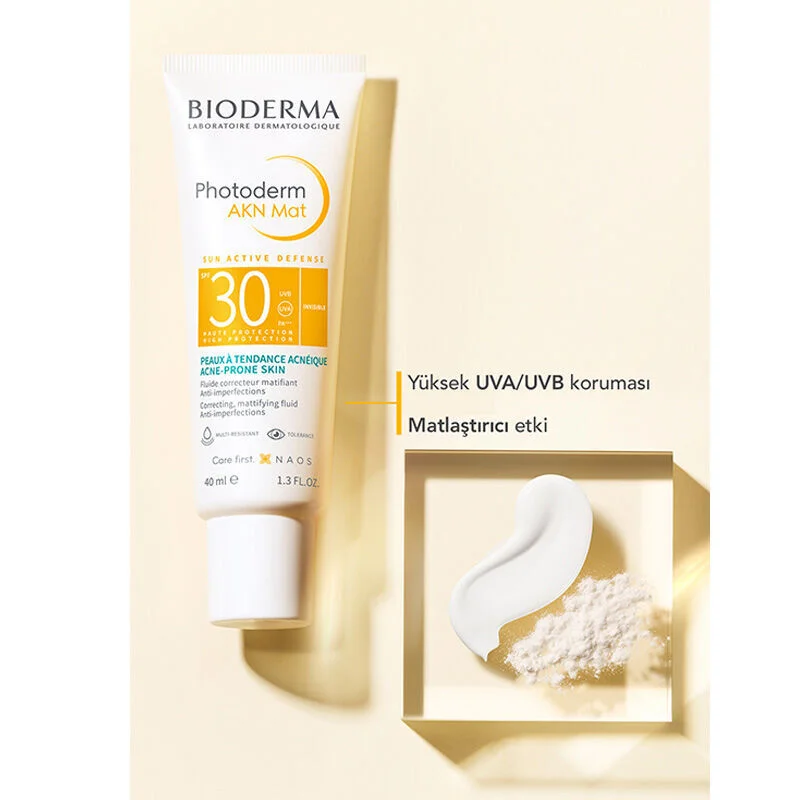 Protégez & Matifiez : Crème Solaire Bioderma Photoderm AKN M 3