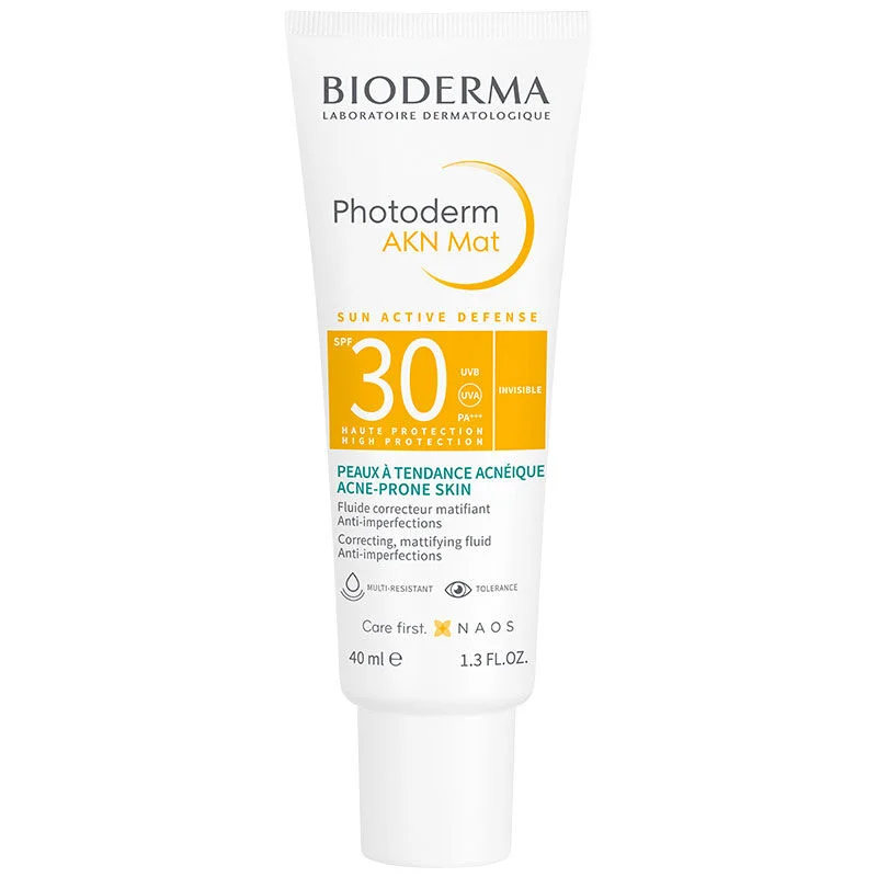 Protégez & Matifiez : Crème Solaire Bioderma Photoderm AKN M 2