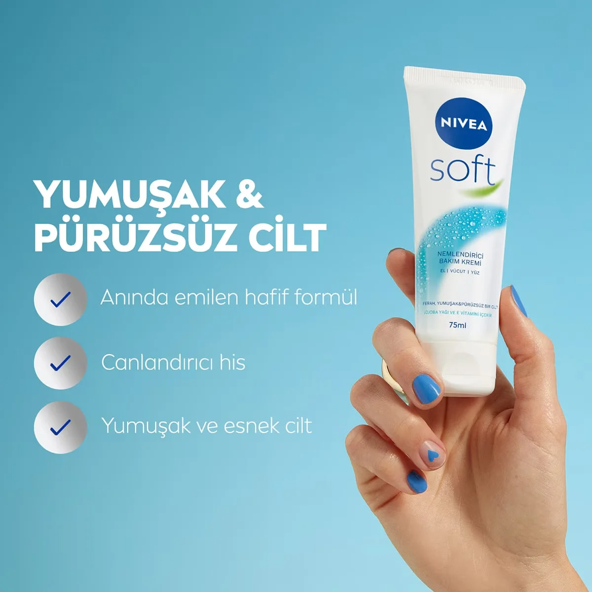 Découvrez une peau douce et souple avec Nivea Soft 2
