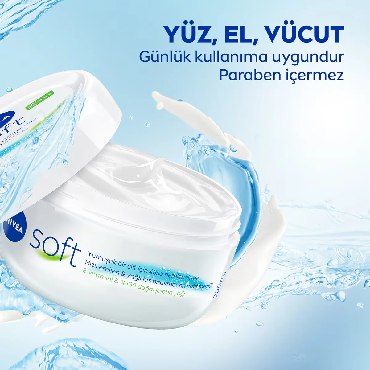 Obtenez une peau douce et souple avec Nivea Soft Crème 5