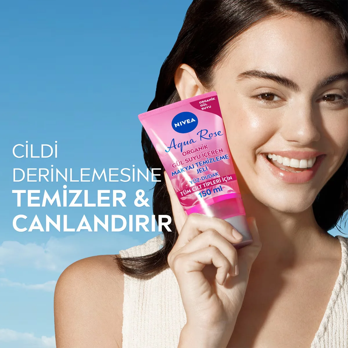 Démaquillez & Hydratez : Gel Nivea Aqua Rose Peau Éclatante 3