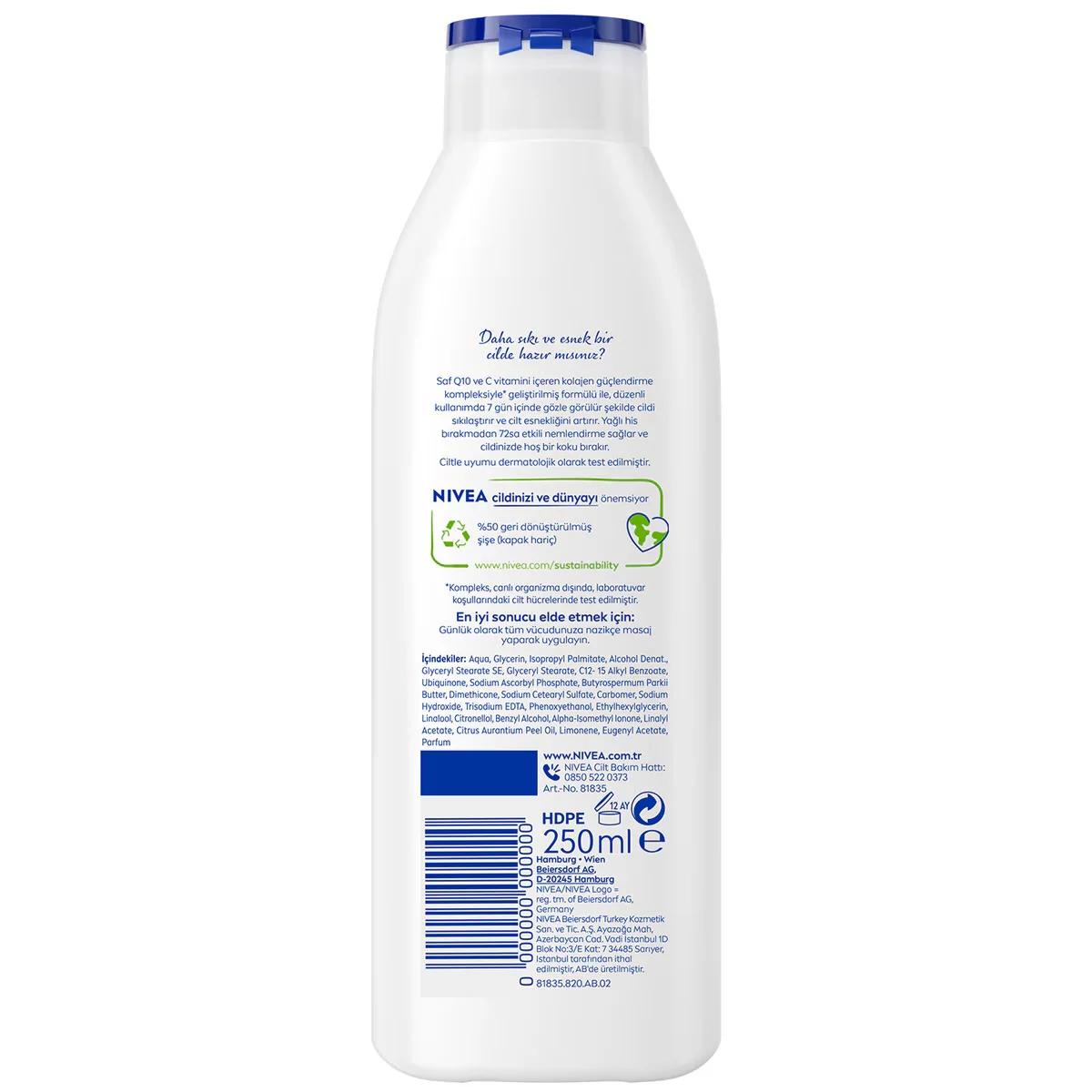 Nivea Q10 Body Firming Lotion 250 ml 5
