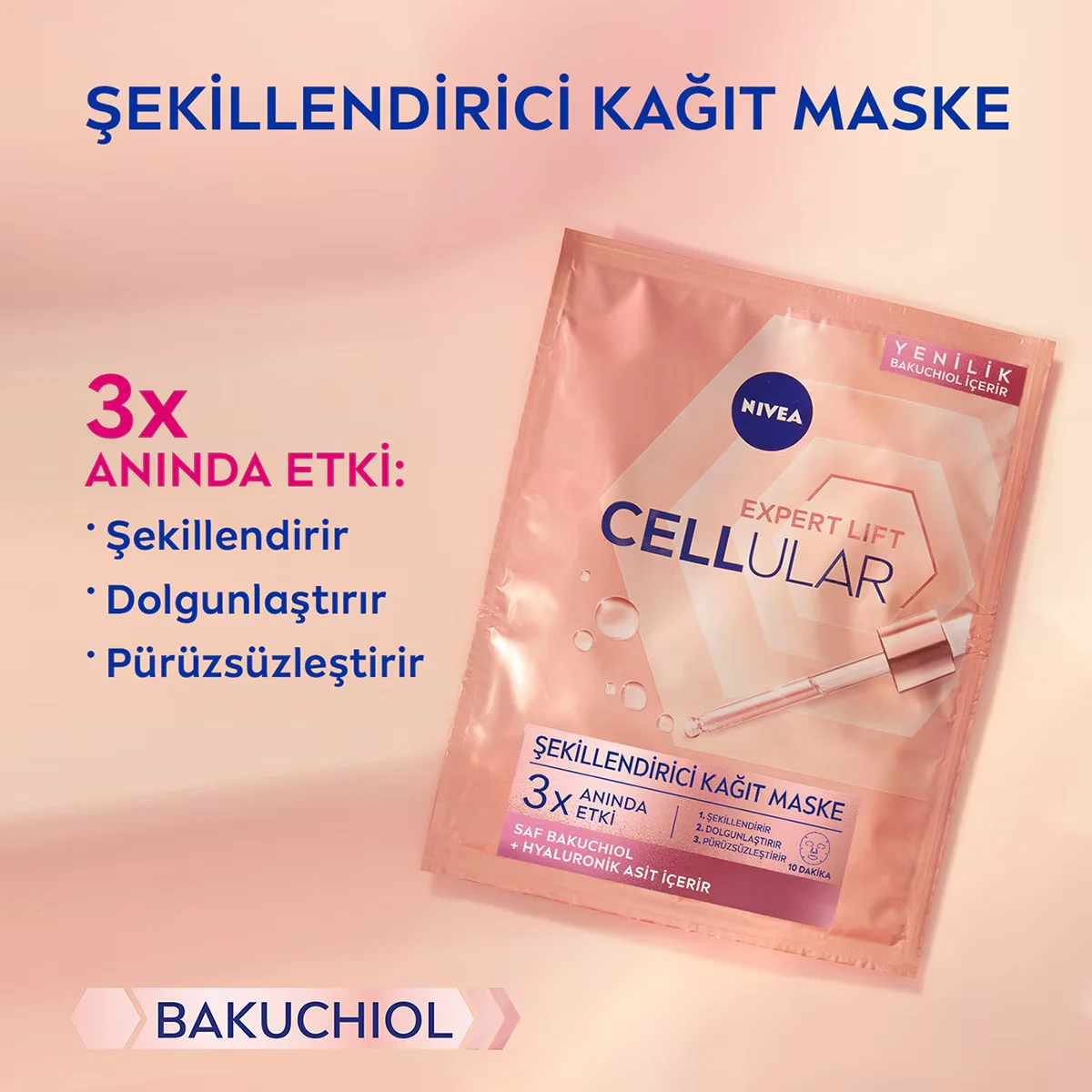 Rajeunissez votre peau avec le Masque Tissu Nivea Cellular E 5