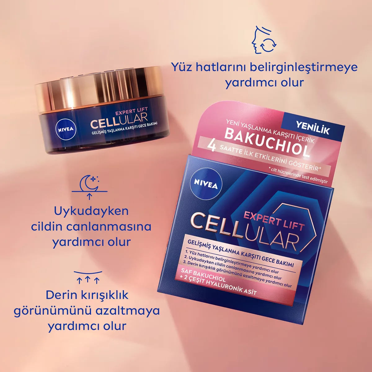 Nivea Cellular Expert Lift Anti-Aging Night Cream 50 ml 2