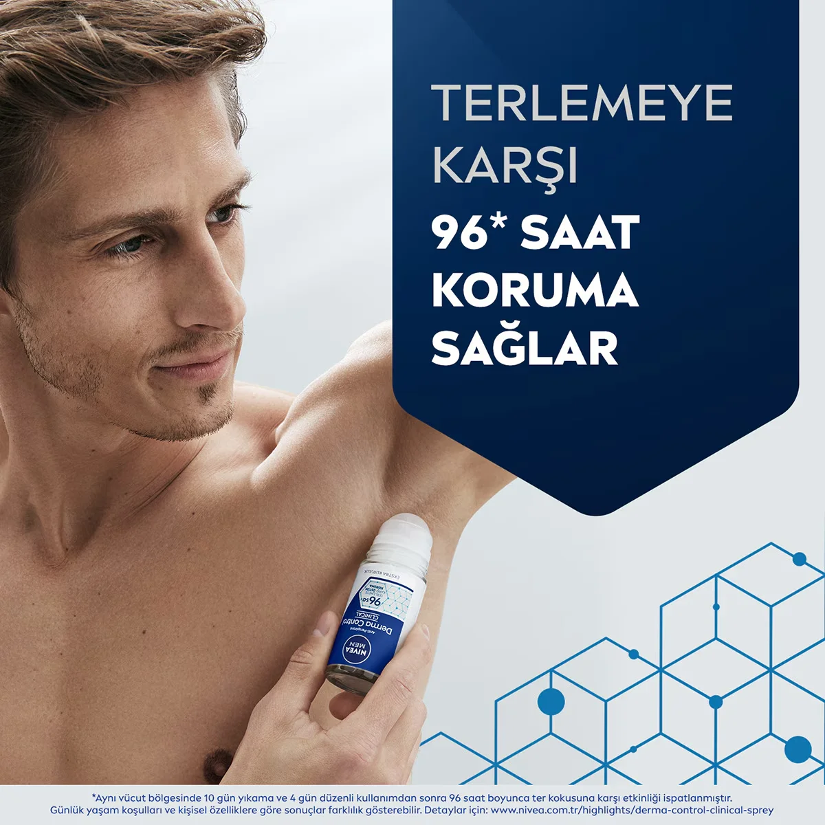 Profitez de 96h de protection anti-transpirante Nivea Clinic 3