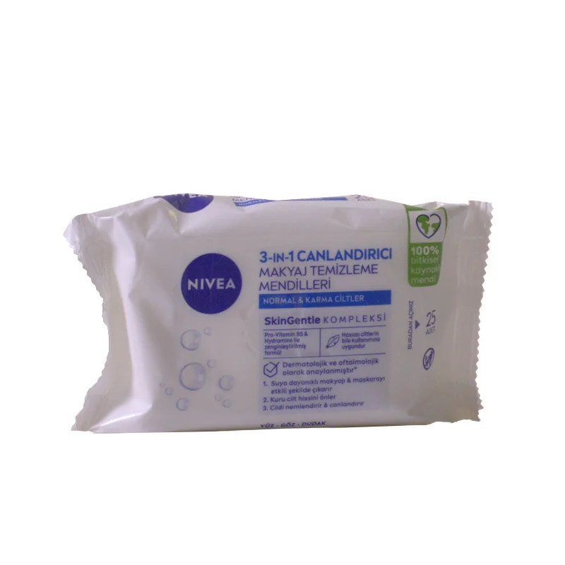 Lingettes Nivea 3en1 : Peau Nettoyée, Hydratée, Revitalisée 2