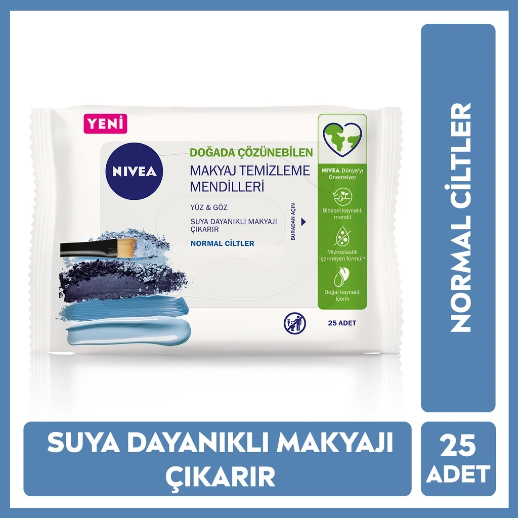 Lingettes Nivea 3en1 : Peau Nettoyée, Hydratée, Revitalisée 3