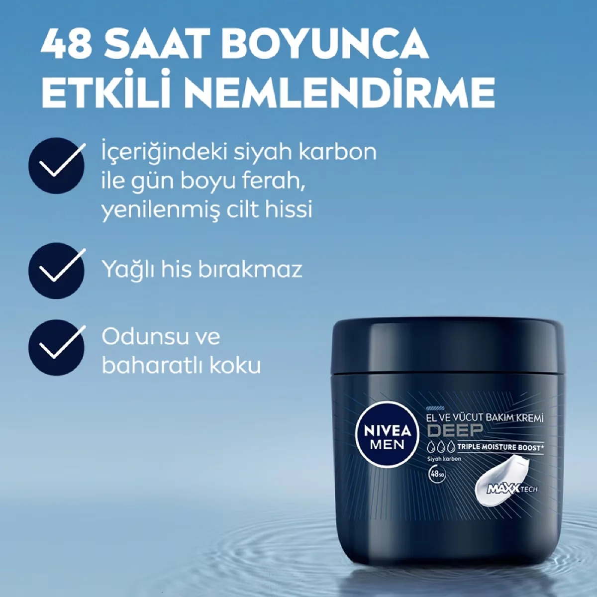 Hydratation 48H Nivea Men Deep 5