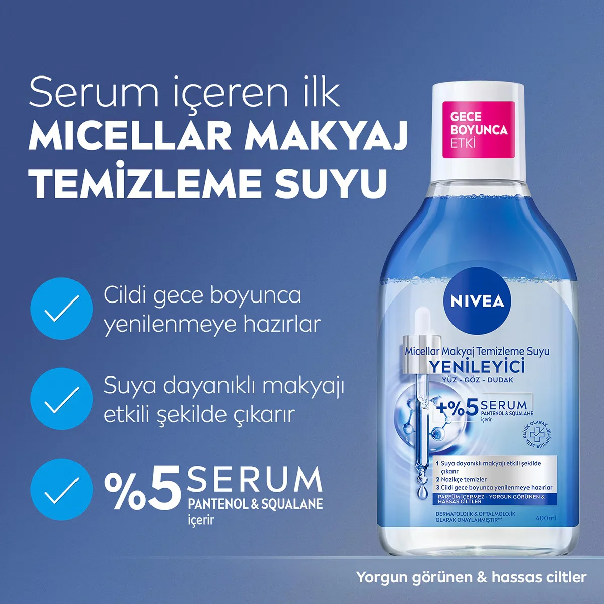 Peau nette & reposée : Eau Micellaire Rénovatrice Nivea 2