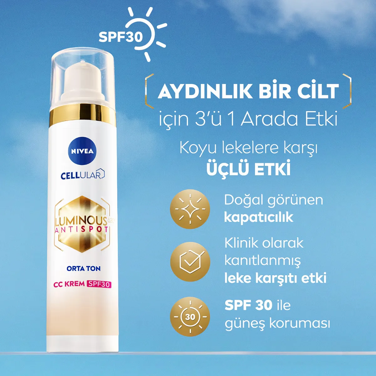 Unifiez & Protégez: Nivea Luminous 630 CC Crème Anti-Taches 6