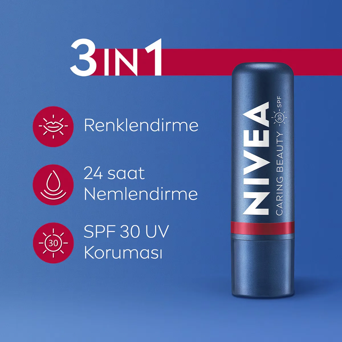 Obtenez des Lèvres Lisses & Protégées avec Nivea SPF30 5