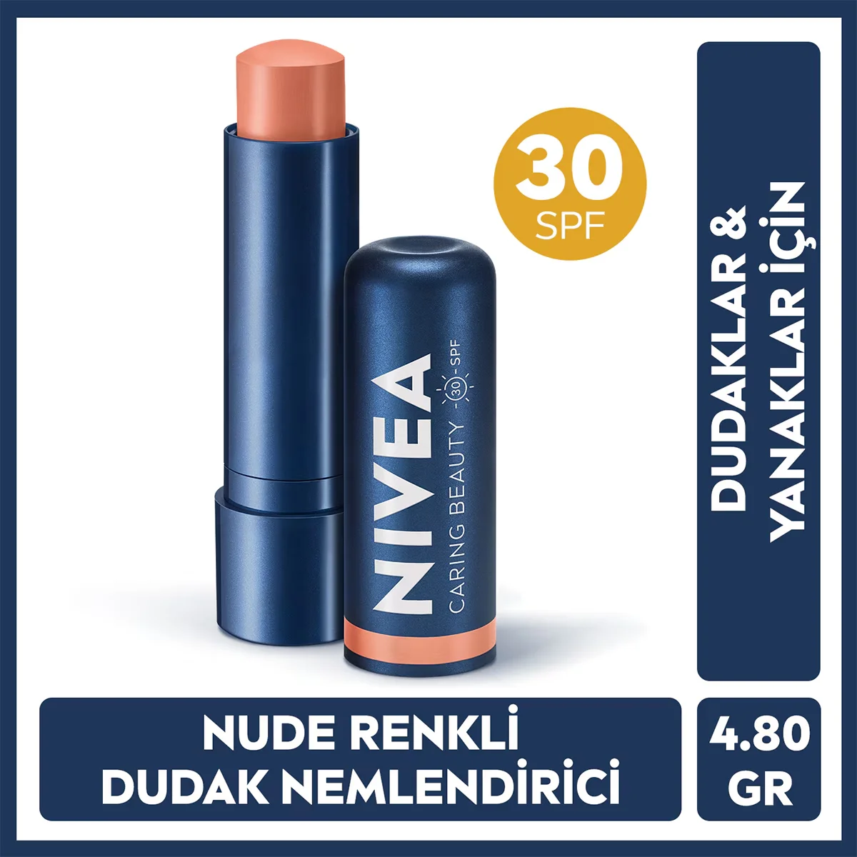 Sublimez vos lèvres et joues : Nivea Soin Teinté Nude SPF30