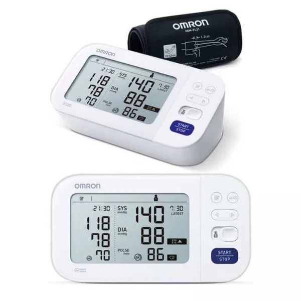 Comfort Omron جهاز قياس ضغط الدم الرقمي على الذراع M6 من أومرون Hem-7360-e