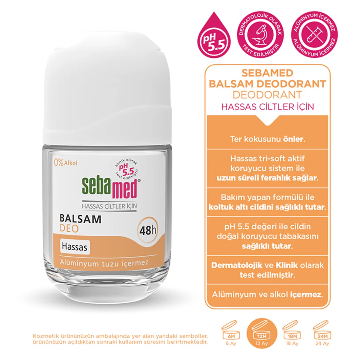 Profitez d'une fraîcheur durable avec le Déodorant Sebamed 5