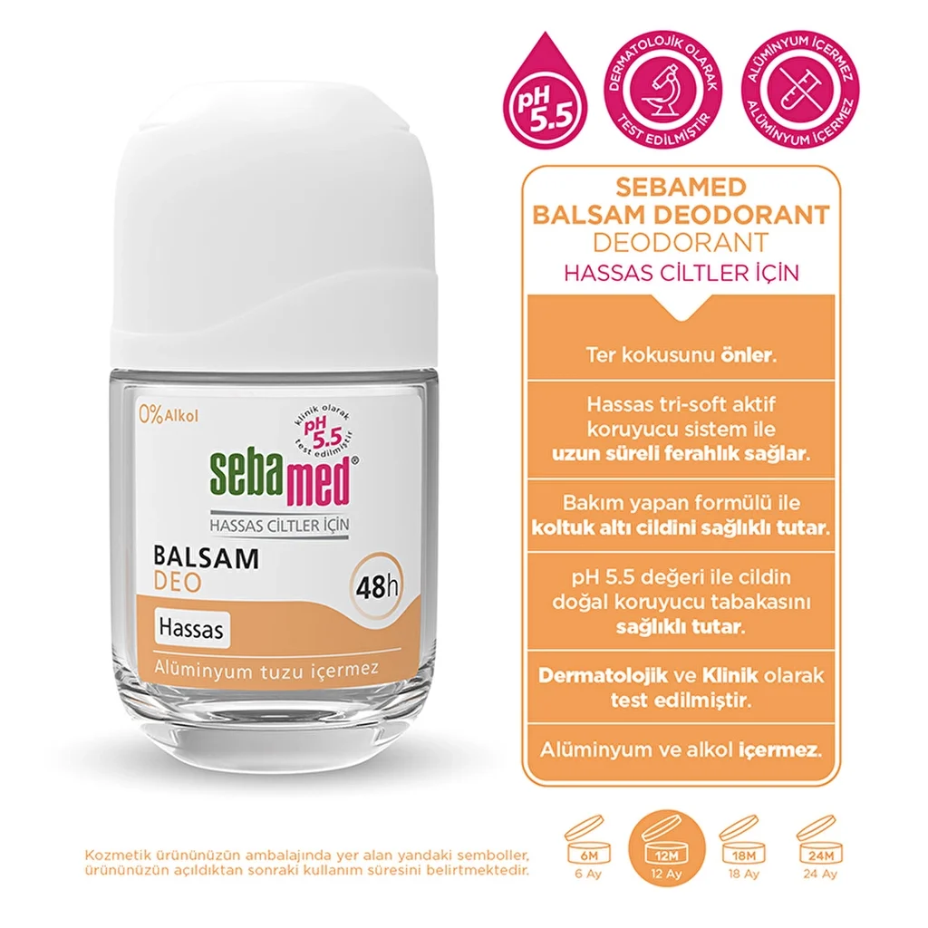 Profitez d'une fraîcheur durable avec le Déodorant Sebamed 6