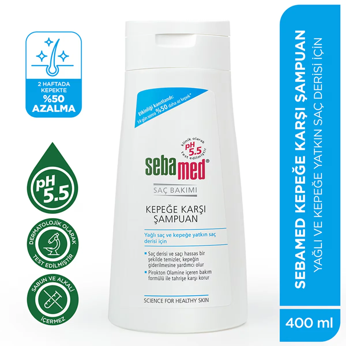 Retrouvez des Cheveux Sans Pellicules avec Sebamed 400 ml 4