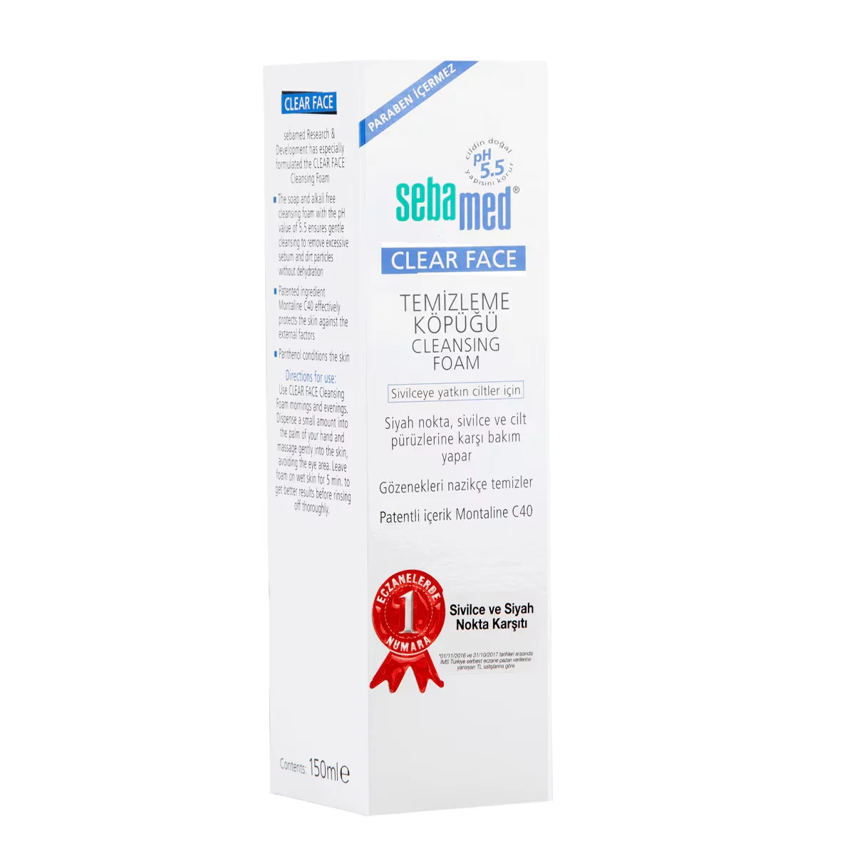 Sebamed Clear Face Face Cleansing Foam 150ml 4