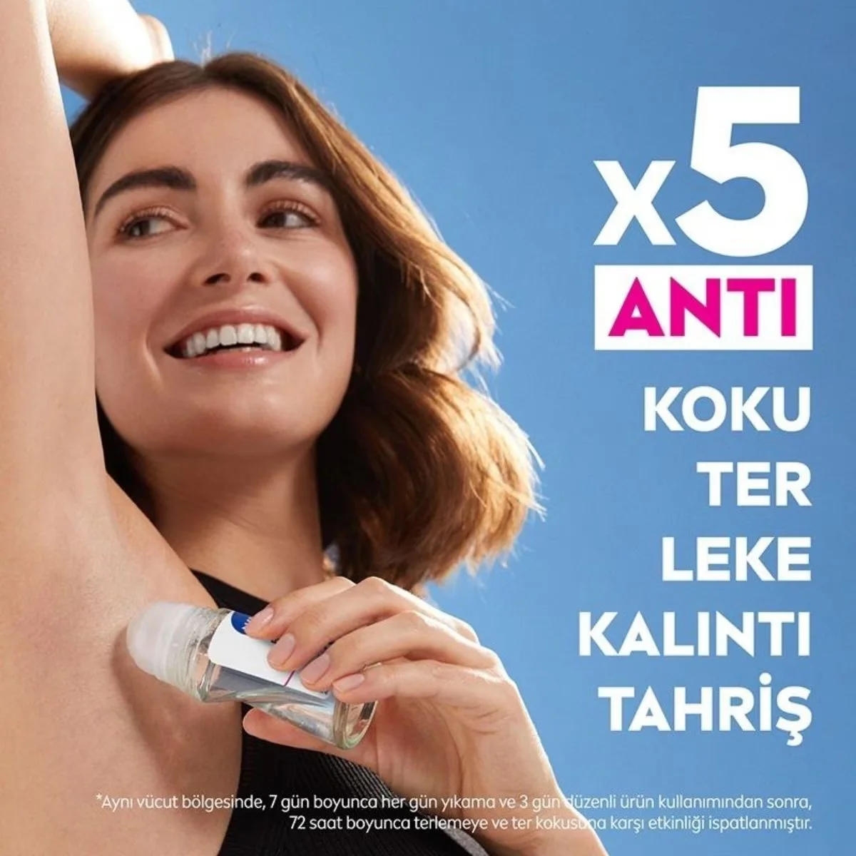 Protection Invisible 48h : Nivea B&W Pure Roll-On Femme 2