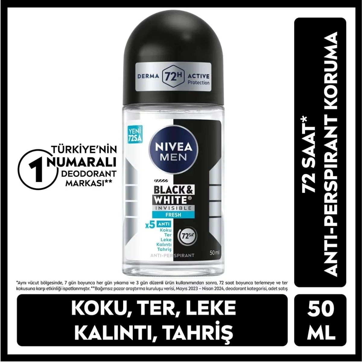 Restez frais et sans traces avec Nivea Men Invisible 3