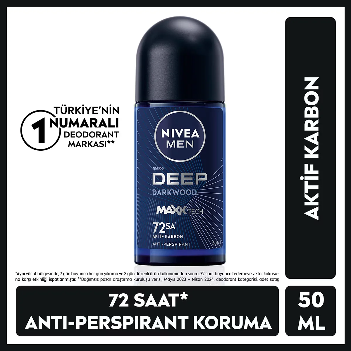 Profitez d'une protection 24h sans traces avec Nivea Men Dee 6
