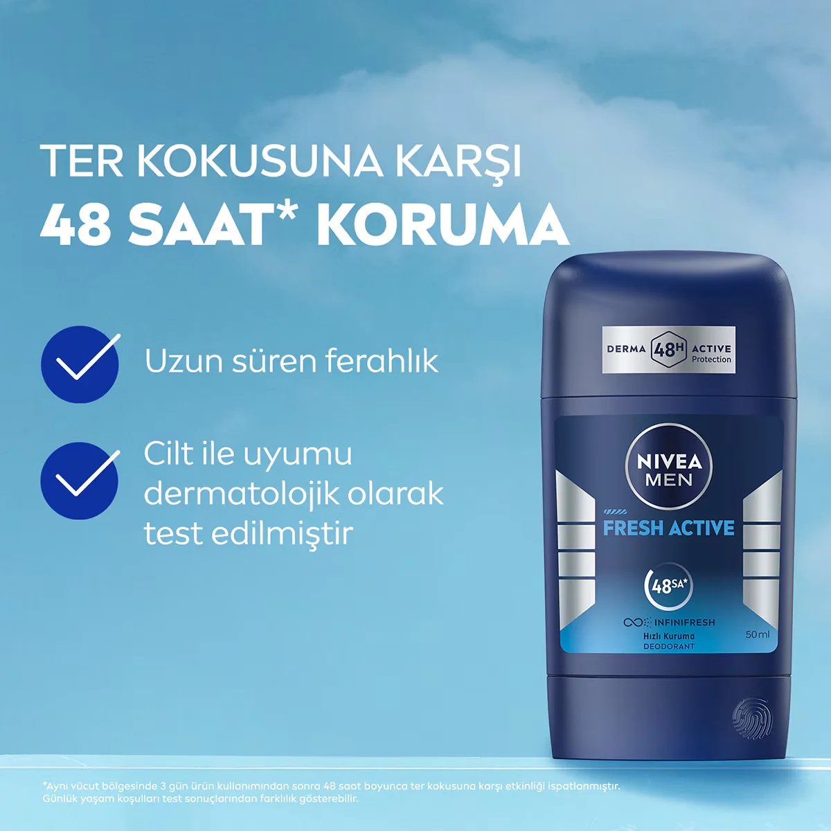 Profitez d'une fraîcheur 48h avec Nivea Men Fresh Active 5