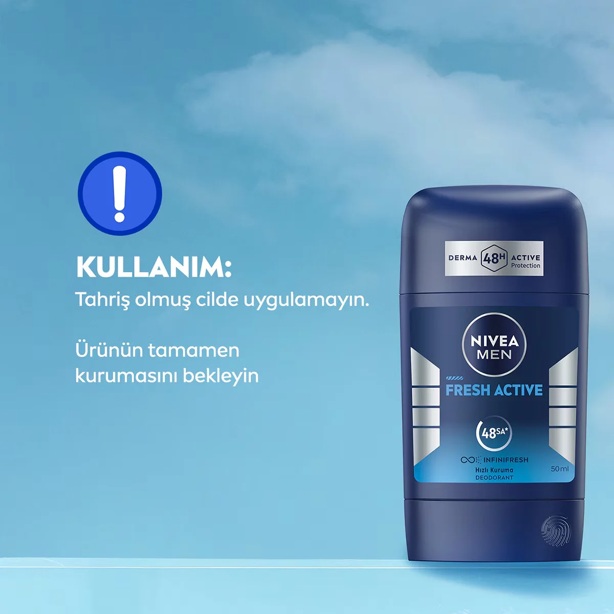 Profitez d'une fraîcheur 48h avec Nivea Men Fresh Active 6