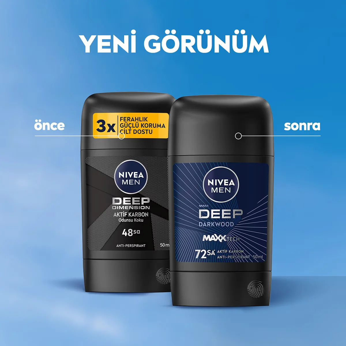 Nivea Men Deep Dimension Stick Deodorant 50 ml 3