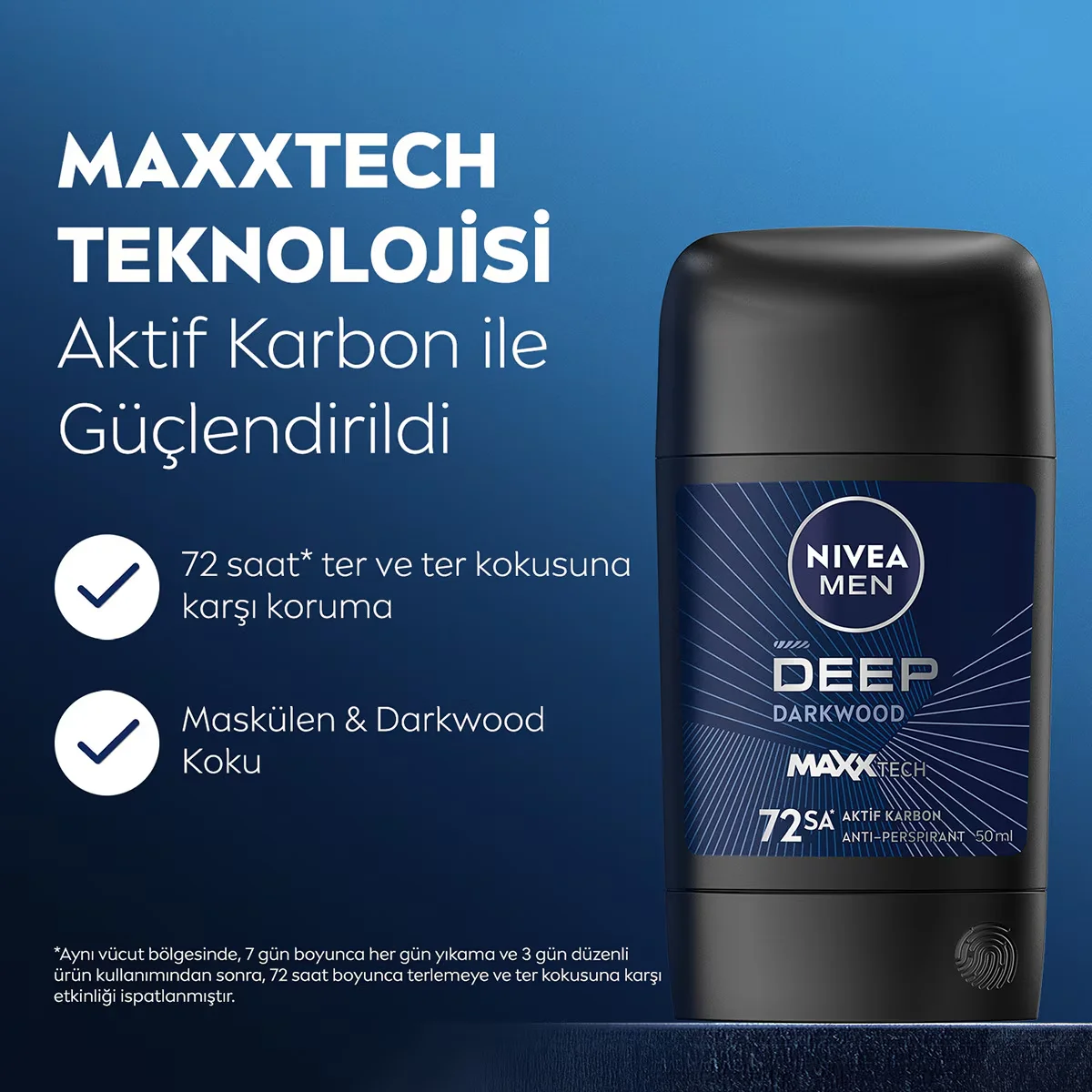 Nivea Men Deep Dimension Stick Deodorant 50 ml 4
