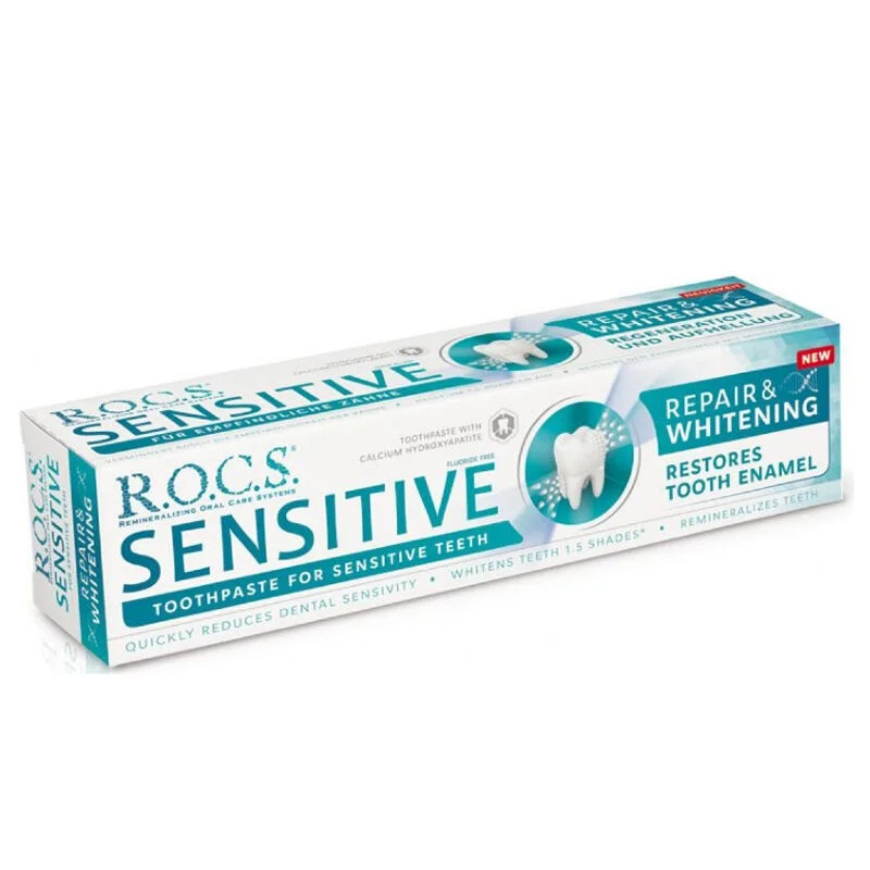 Retrouvez un sourire blanc et sans sensibilité avec Rocs Sen 2