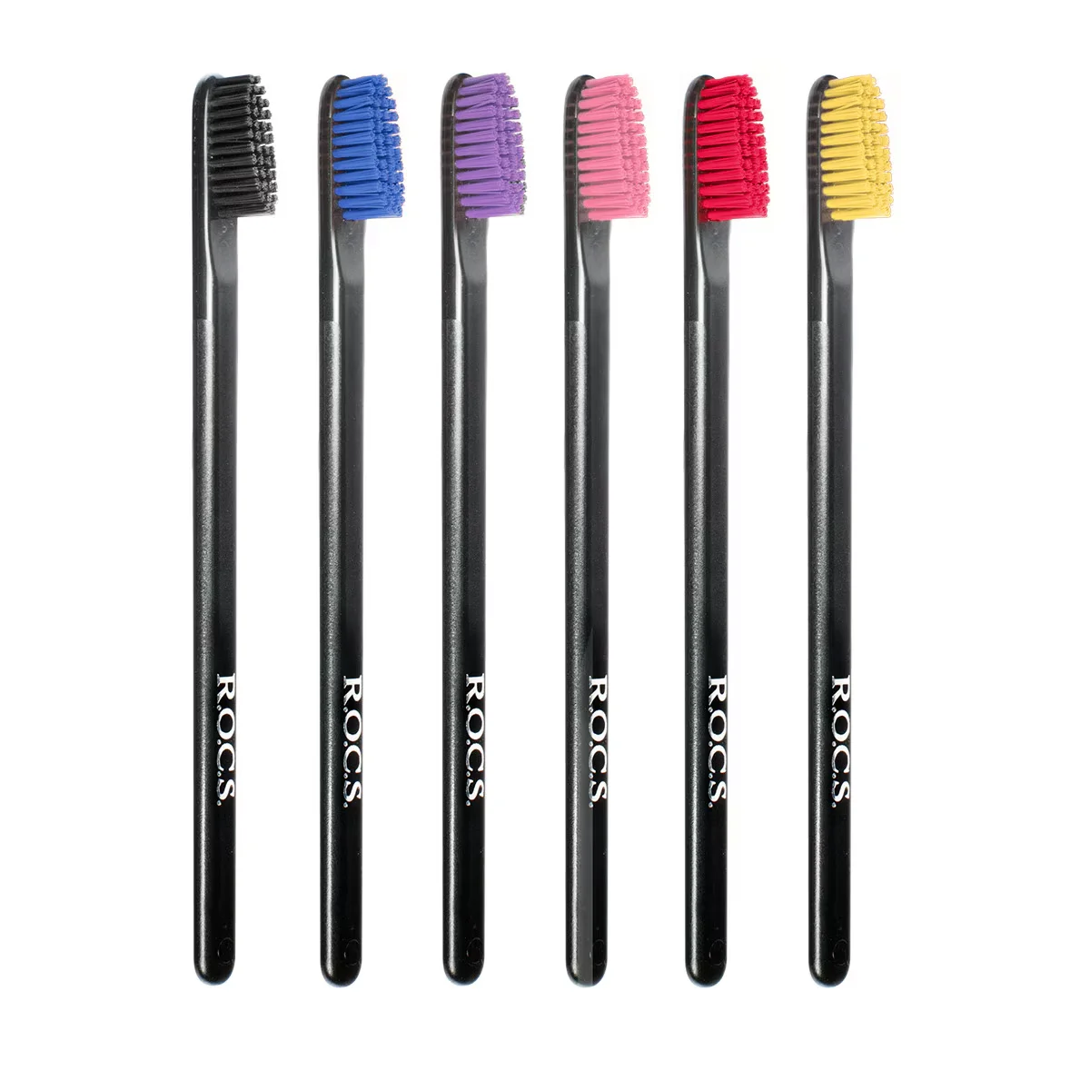 Obtenez une blancheur naturelle avec la brosse à dents ROCS 2