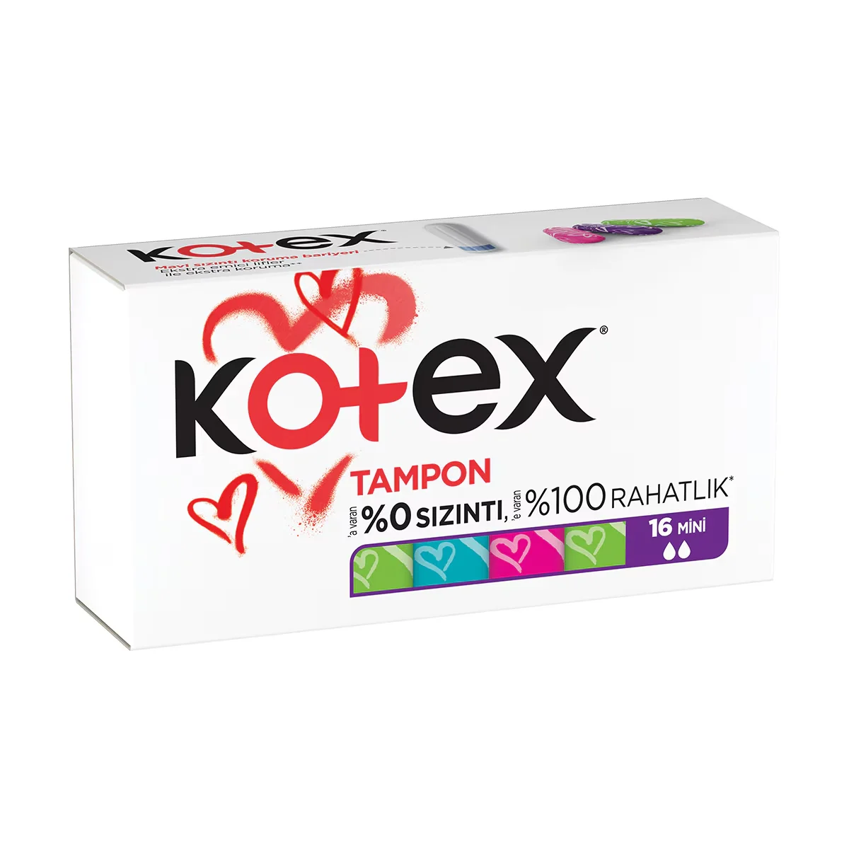 Profitez Confort & Protection avec Kotex Tampon Mini 16 4
