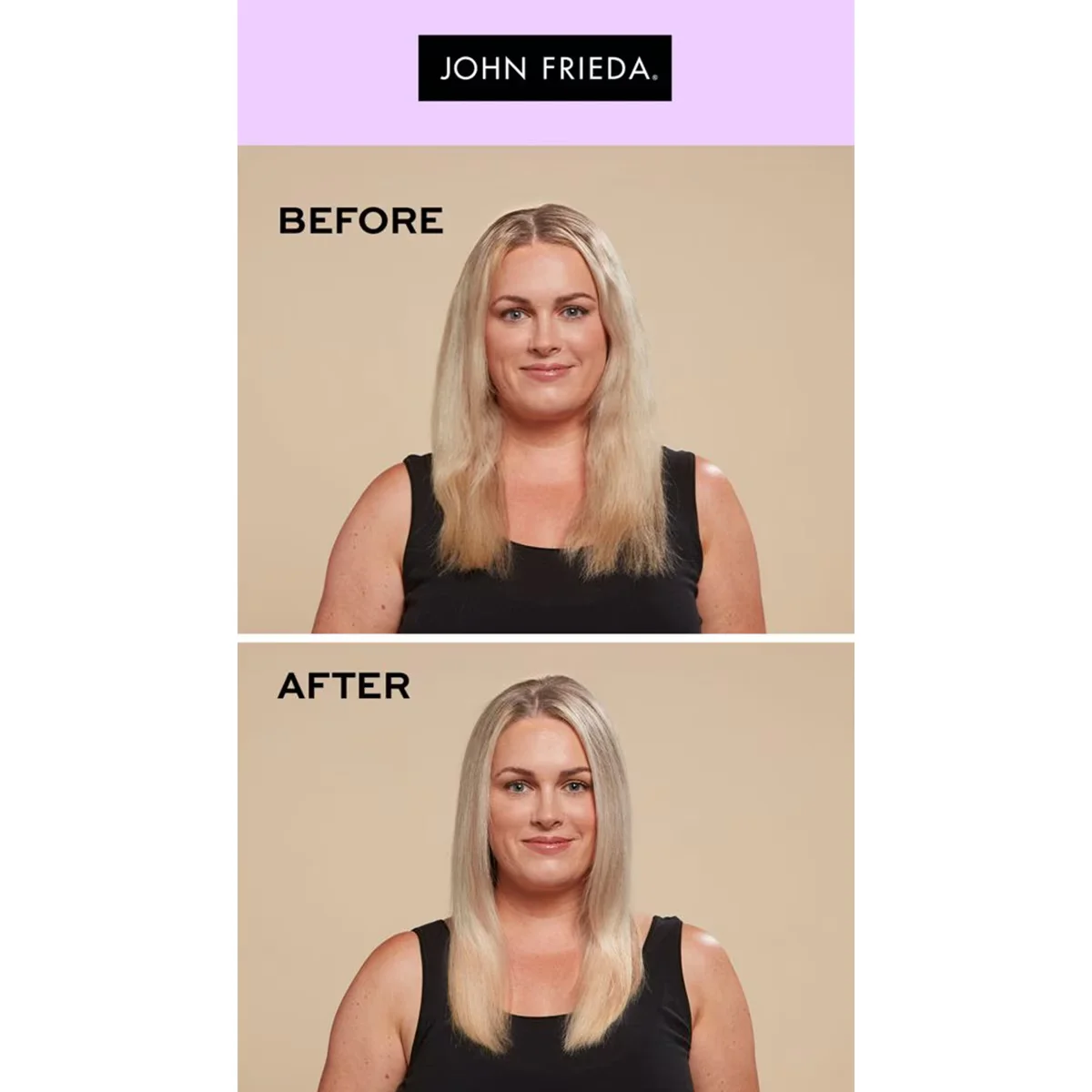 استعيدي إشراقة شعرك الأشقر مع John Frieda Violet Crush 5