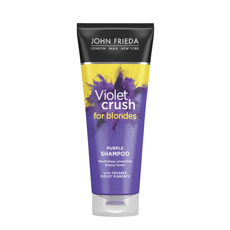 استعيدي إشراقة شعرك الأشقر مع John Frieda Violet Crush 3