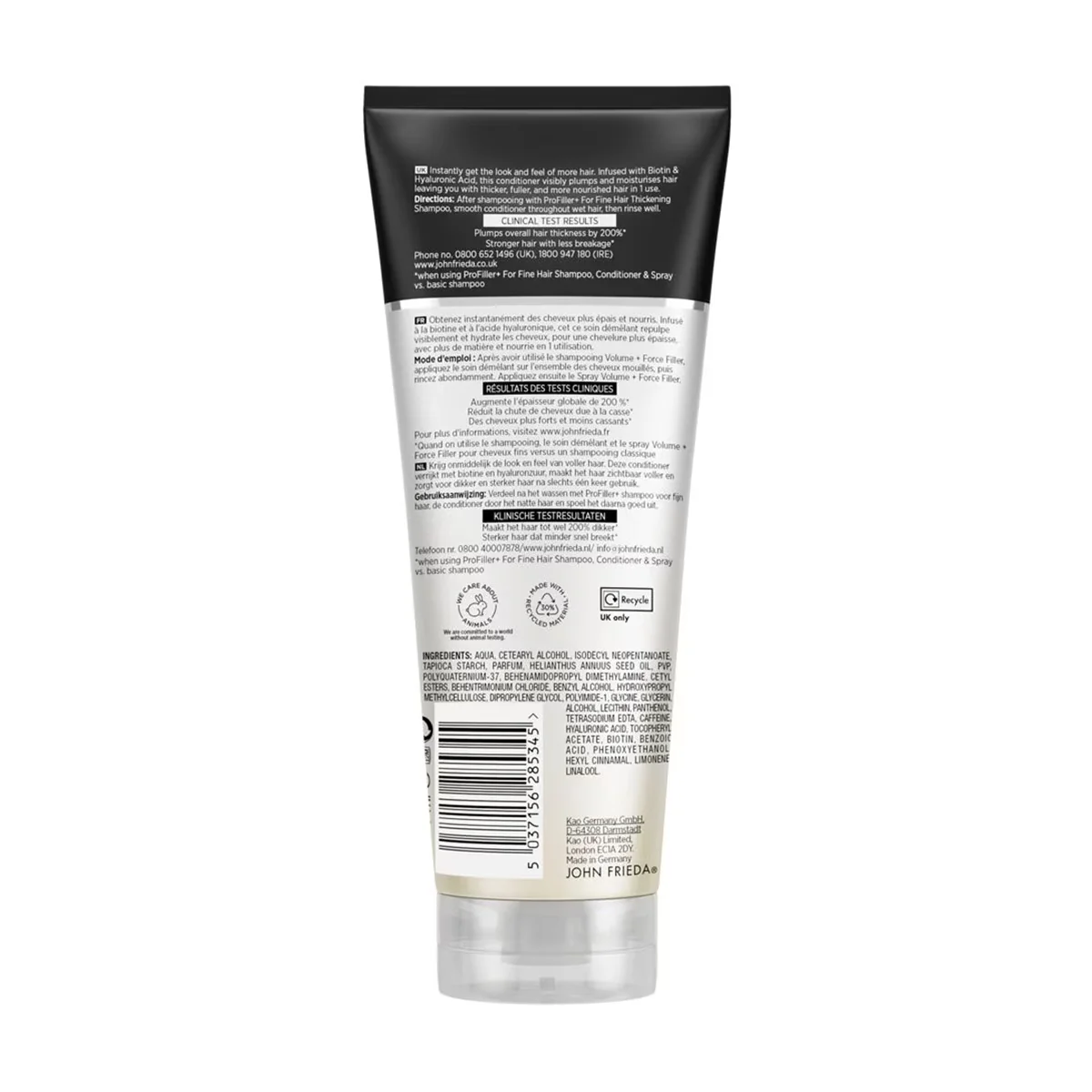 احصلي على شعر أكثر كثافة وامتلاءً مع بلسم John Frieda ProFil 5