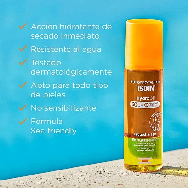 Isdın Photoprotector Hydro Oil Spf30+ 200 ml 3