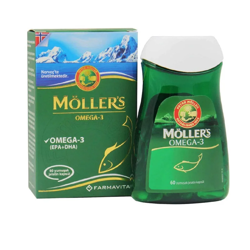 Möllers Omega-3 Food Supplement 60 Soft Capsules 2