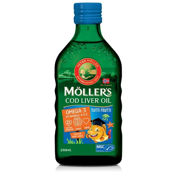 Möller's Omega-3 Fish Oil Syrup Tutti Frutti 250 ml